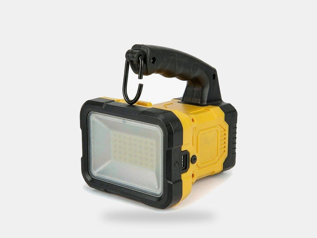 Rechargeable LED work light &mdash; product type illustration